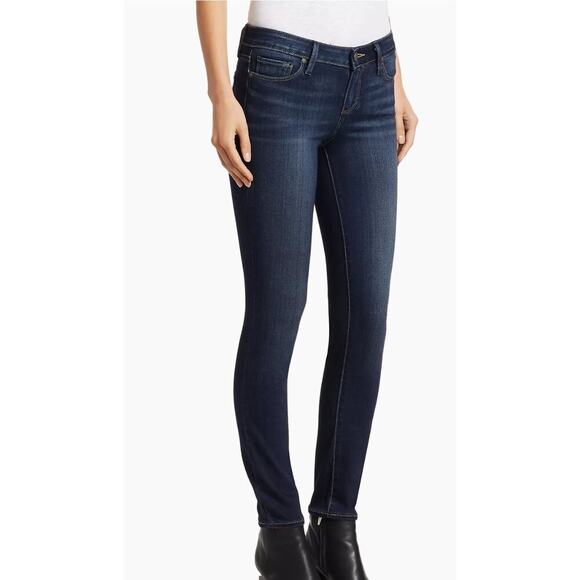 Paige Verdugo Mid-Rise Ankle Skinny Jeans. Dark wash sz 25 - Picture 2 of 12